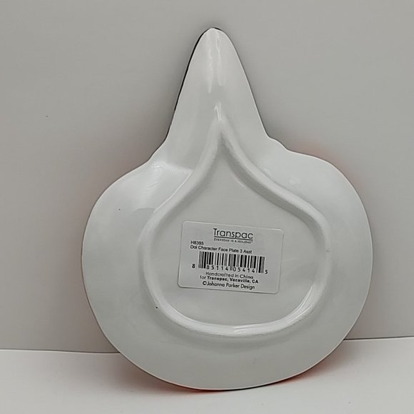 Johanna Parker Halloween Character Plate - Smiling Pumpkin - Picture 2 of 3